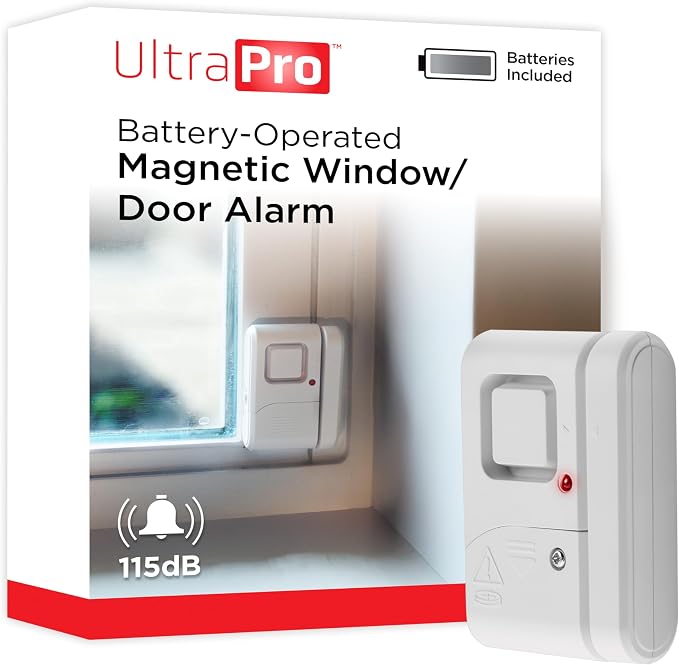 UltraPro Personal Security Window and Door Alarm, 1 Pack, DIY Protection by UltraPro