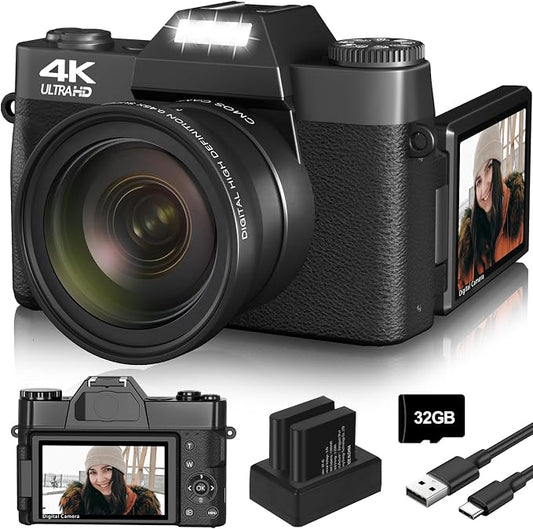 4K Digital Camera for YouTube Vlogging by RecordBeautifulMoments