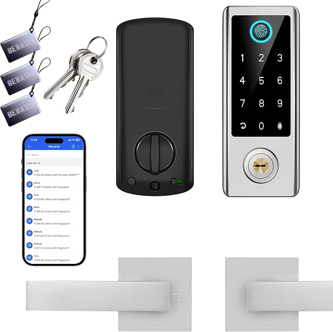 BEBASIA Smart Fingerprint Door Lock by BEBASIADoorLock
