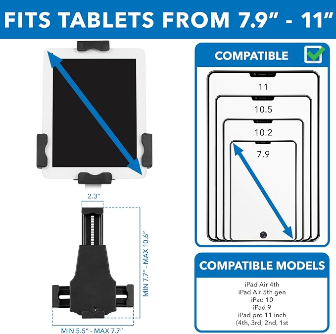 Mount-It! Secure Universal Tablet POS Kiosk Stand - Image 3