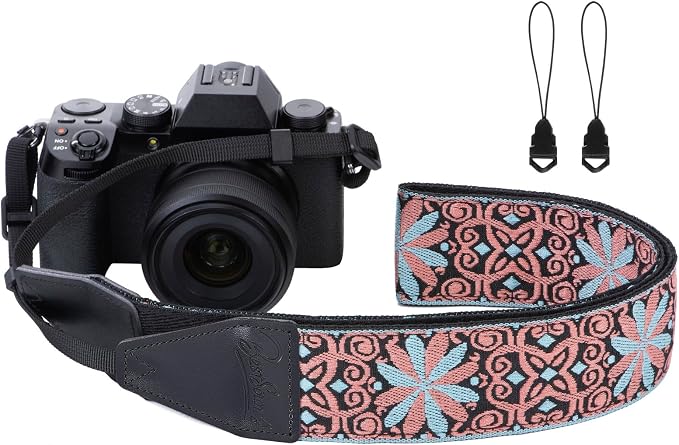 Camera Strap, Jacquard Weave 2" Shoulder Neck Straps by Dulphee