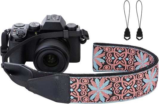 Camera Strap, Jacquard Weave 2" Shoulder Neck Straps by Dulphee