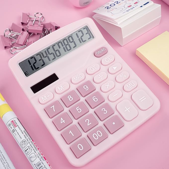 Cute Pink Desktop Calculator - Image 2