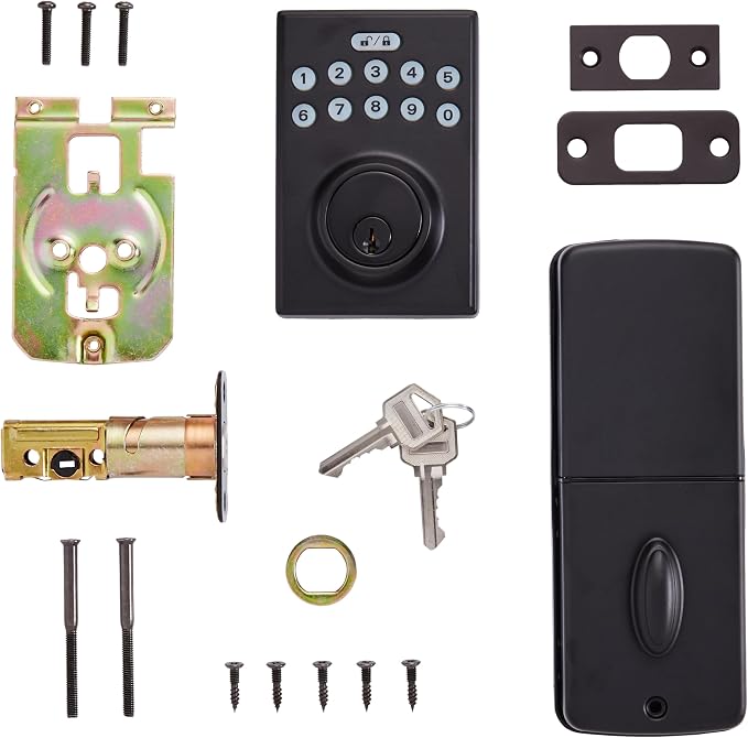 Amazon Basics Electronic Keypad Deadbolt Door Lock - Image 3
