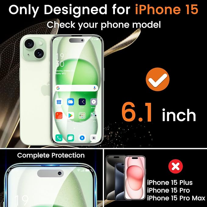 Lesakit 4+4 Pack Privacy Screen Protector - Image 2