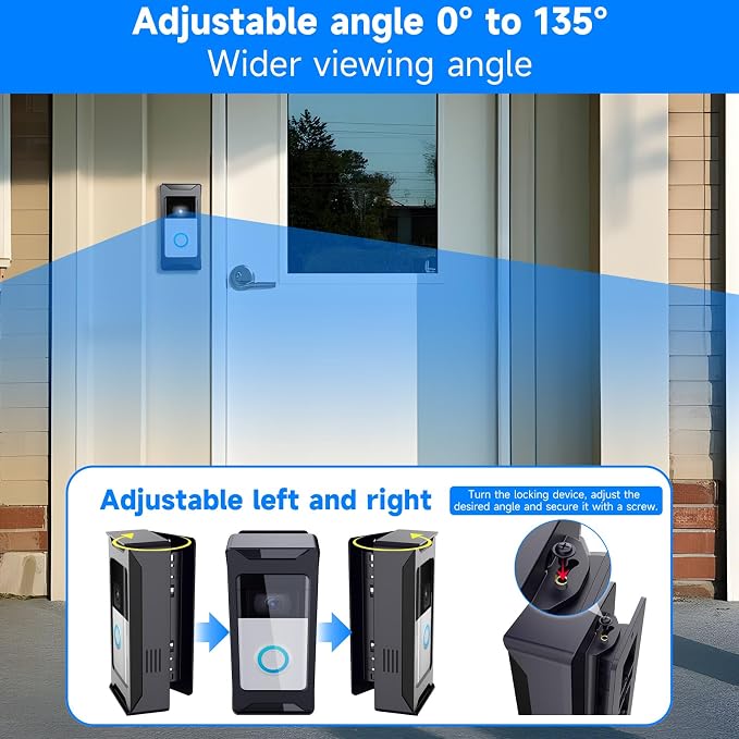 Anti-Theft Video Doorbell Mount Compatible - Image 4