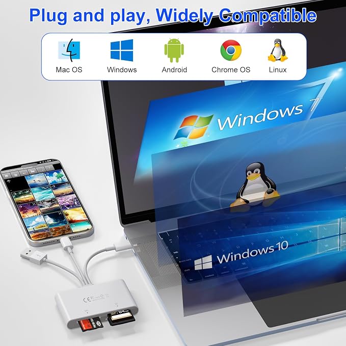 Memory Stick Pro Duo Adapter - 4 in 1 SD/TF/MS/XD Card Reader Digital Camera - Image 6
