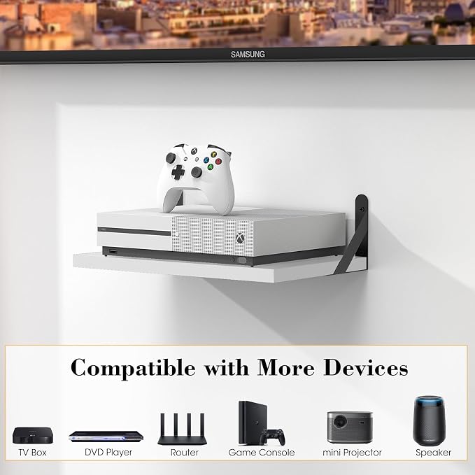 DAWASAPAT Projector Shelf/Modem Shelf/Router Shelf/Cable Box Wall Mount/Router - Image 7