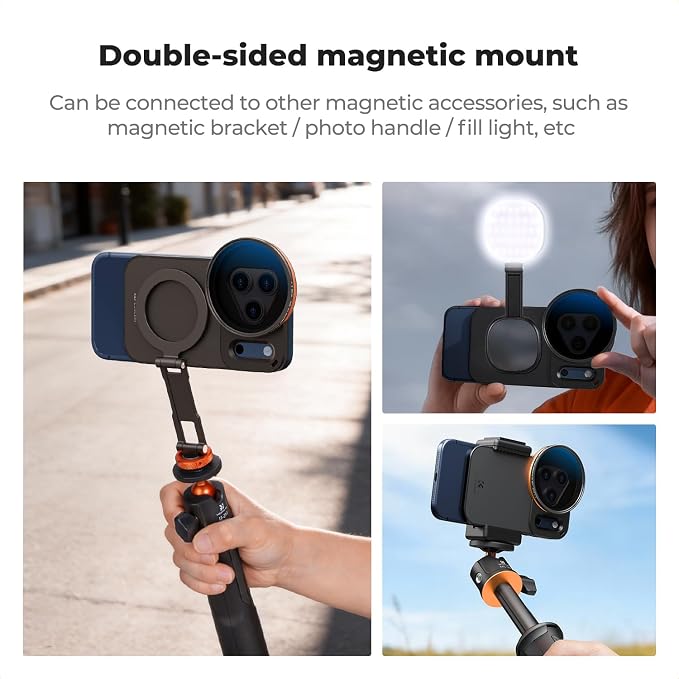 K&F CONCEPT Double-sided Magnetic Lens Filter Mount Adapter - Image 4