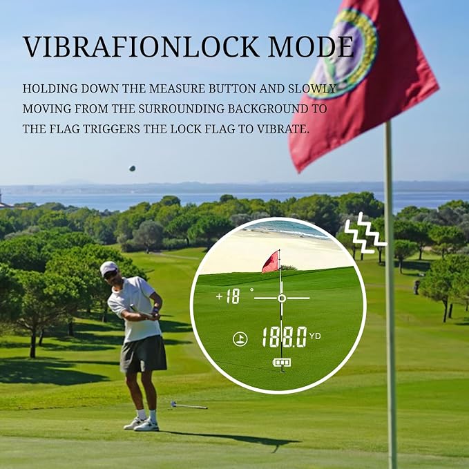 7 in 1 Golf Laser Rangefinder 6X Magnification - Image 5