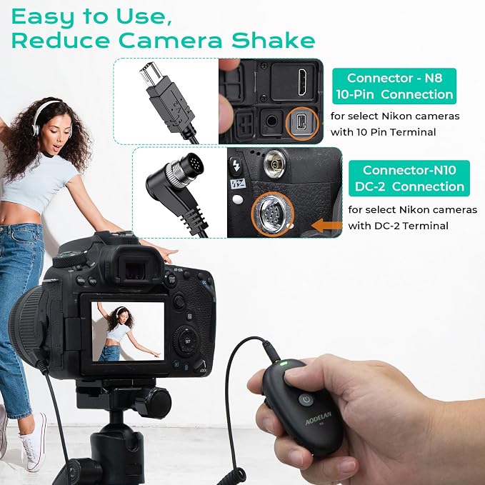 AODELAN USB-C Rechargeable Wireless Camera Remote Shutter Release - Image 7
