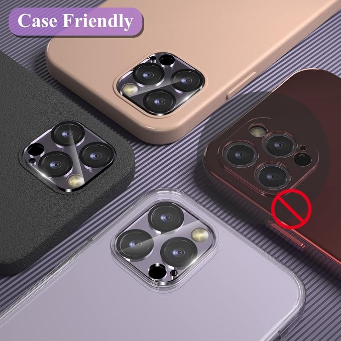 YWXTW [5 Pack Designed for iPhone 14 Pro Max Camera Lens Protector, for iPhone - Image 6