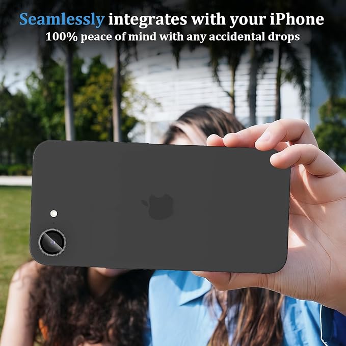 Camera Lens Protector for iPhone 17e / iPhone 16e, Military Grade Shatterproof - Image 6