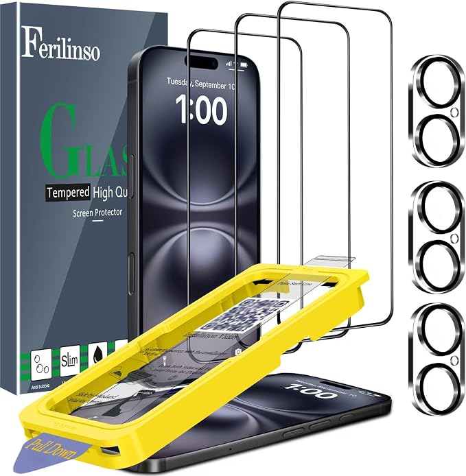 Ferilinso 3 Pack Screen Protector by Ferilinso
