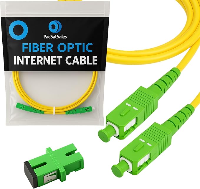 3M / 10ft SC/APC Fiber Optic Internet Cable by PacSatSales++-+Premium+Fiber