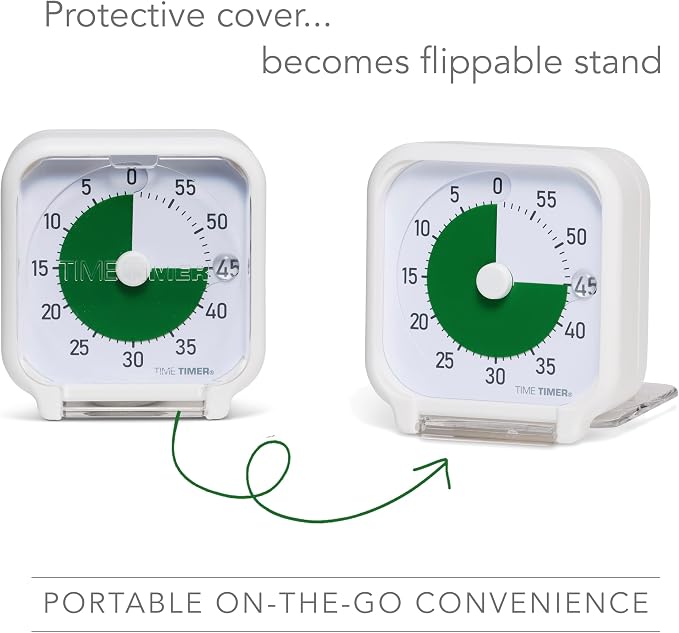 Time Timer 3 Inch Visual Timer – 60-Minute Quiet Portable Countdown Timer - Image 3