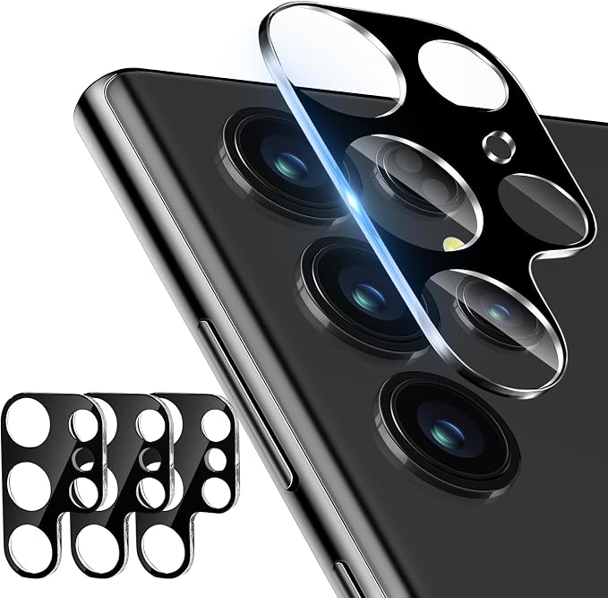 3 Pack Camera Lens Protector for Samsung Galaxy S25 Ultra, Tempered Glass by Dengduoduo