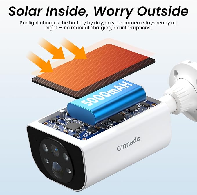 Cinnado Security Cameras Wireless Outdoor - Image 4
