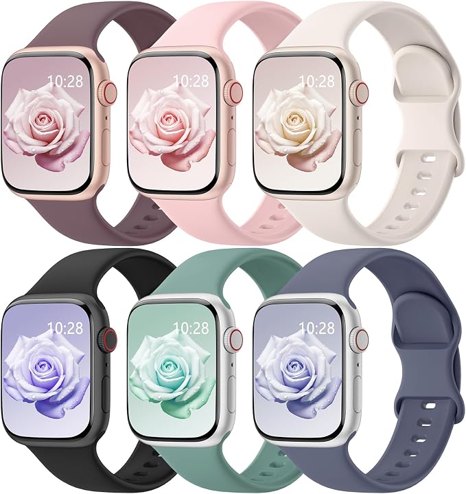 6 Pack Sport Bands Compatible by HEARTBOOM