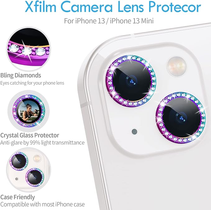 Bling Diamond Individual Camera Lens Protector - Image 4