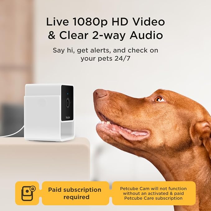 Petcube Cam and Care Coverage Subscription | Indoor Wi-Fi Pet and Security - Image 4