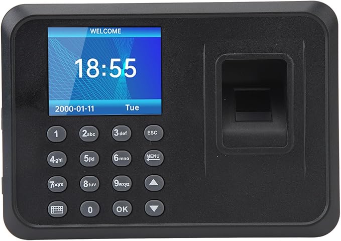 Fingerprint Attendance Machine, Fingerprint Verification Recorder, Support by DAUZ