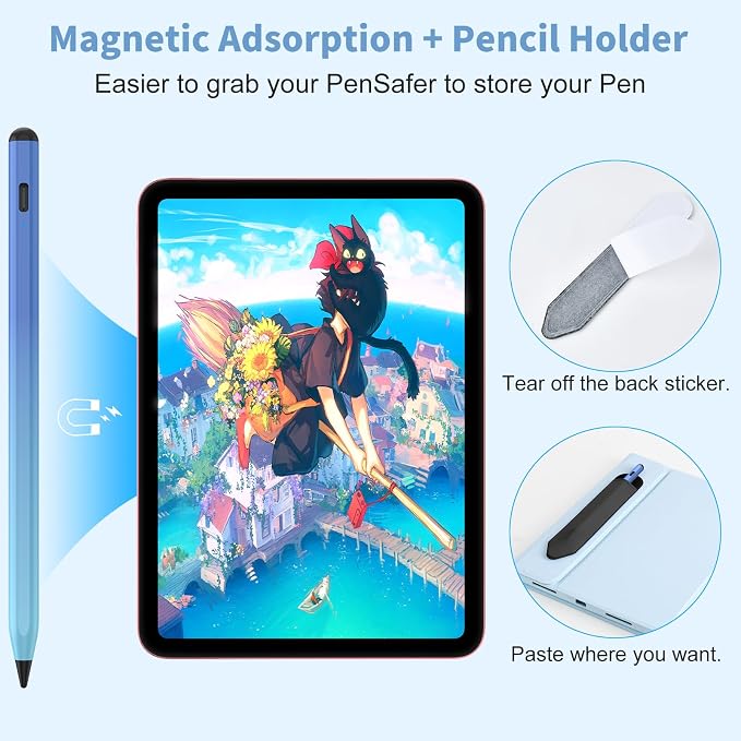 Stylus Pen for iOS&Android Touch Screens, Active Pencil for Samsung, Smart - Image 3