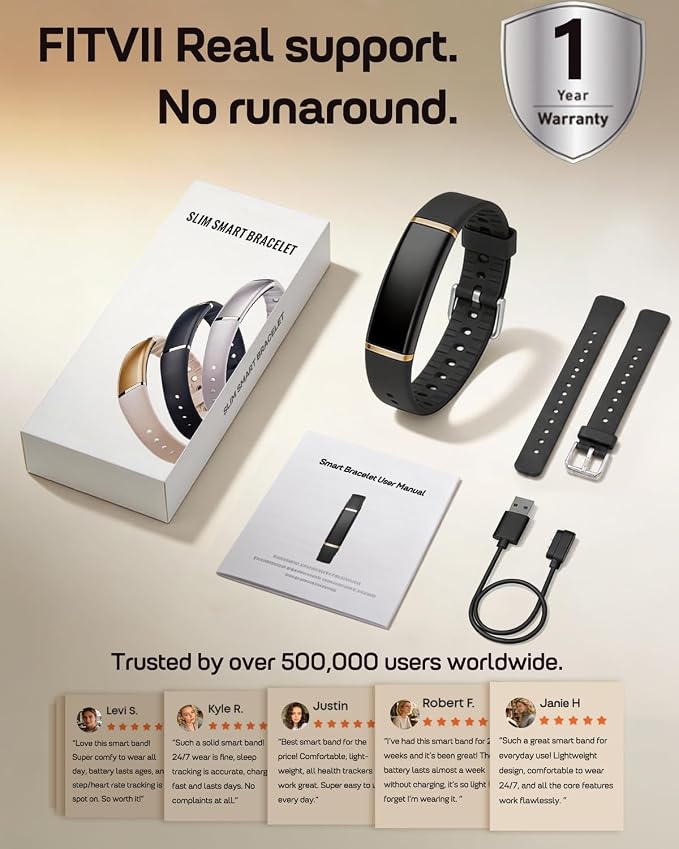 FITVII Screenless Fitness Tracker - Image 9