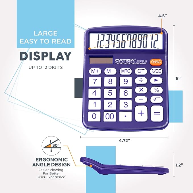 Desktop Calculator 12 Digit - Image 3