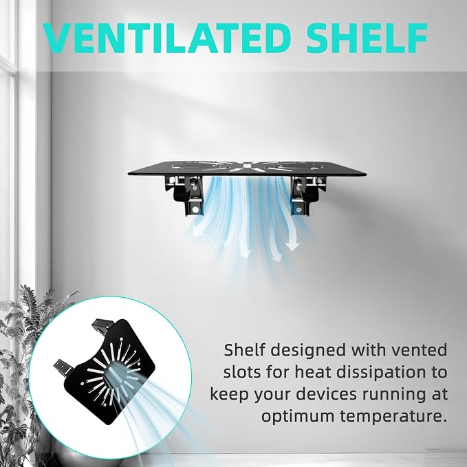Mini Projector Shelf for Wall/Modem Shelf/Router Shelf/Router Mount/Cable Box - Image 5
