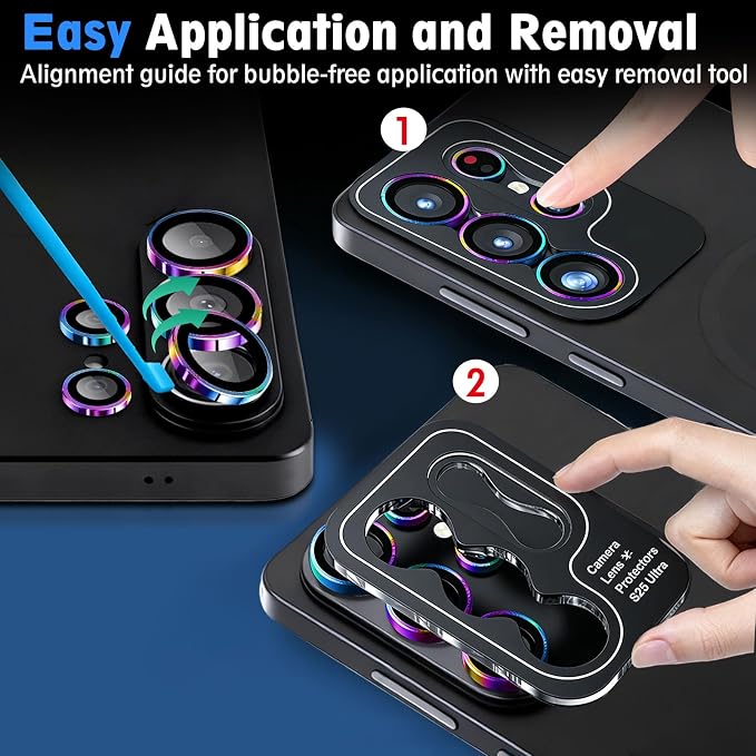 SiHPuoy 2 Sets Camera Lens Protector - Image 3