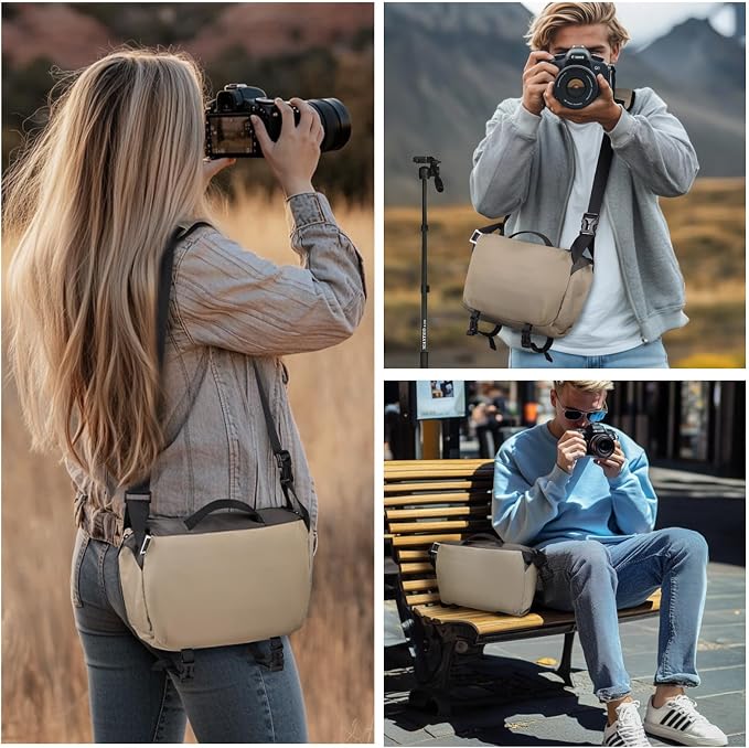 TAAOKA Camera Sling Bag, Waterproof Camera Case - Image 5
