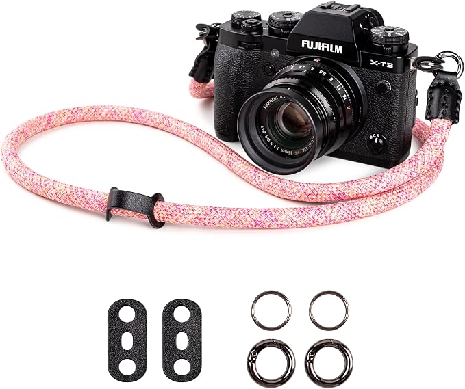 VOVMOEYA Nylon Braided Camera Rope Strap, Camera Neck Shoulder Strap by VOVMOEYA