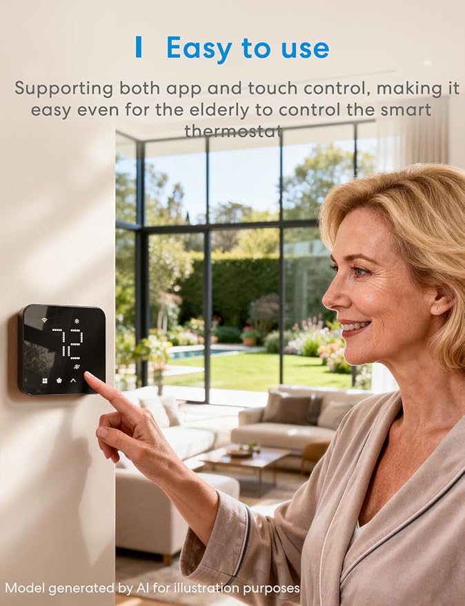 meross Smart Thermostat for Home, WiFi Thermostat Works - Image 8