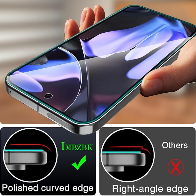 IMBZBK 3 Pack Screen Protector for Google Pixel 9 Pro XL, 3 Tempered Glass - Image 7