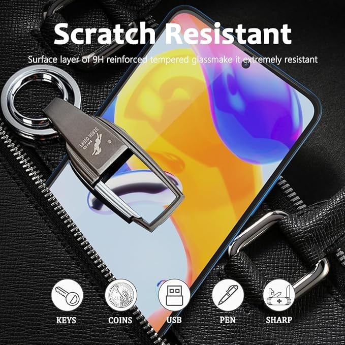 3+2 Pack Tempered Glass for Xiaomi Redmi Note 11 Pro 5G/4G Screen Protector - Image 3