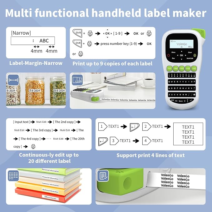 H1100 Label Maker, Labeler Machine - Image 6