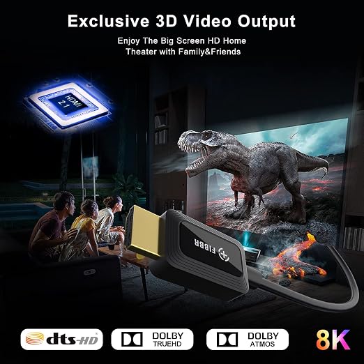 8K Fiber Optic HDMI Cable 6ft, 48Gbps Ultra High-Speed HDMI 2.1 Cable 8K@60Hz - Image 6