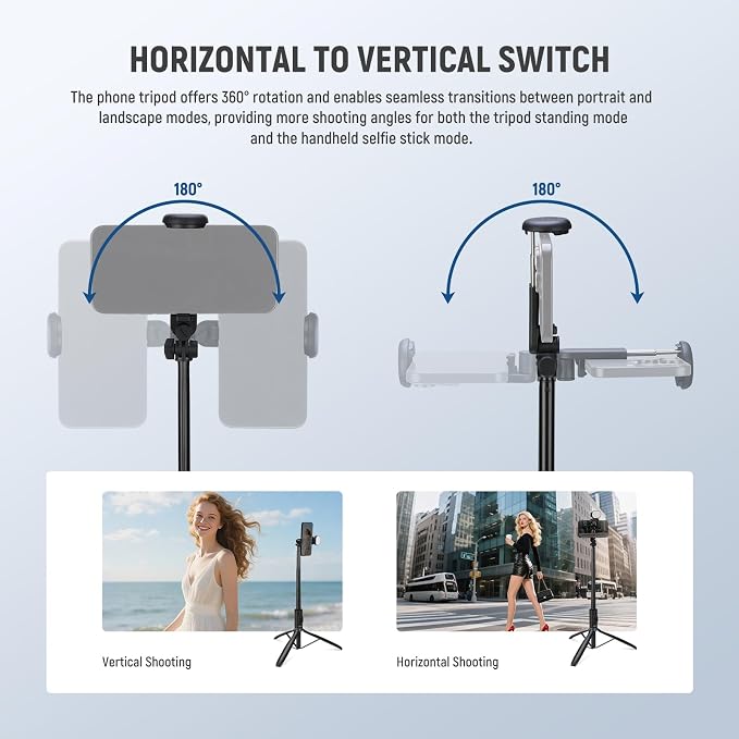 NEEWER Entry Level Version Selfie Stick Tripod - Image 5