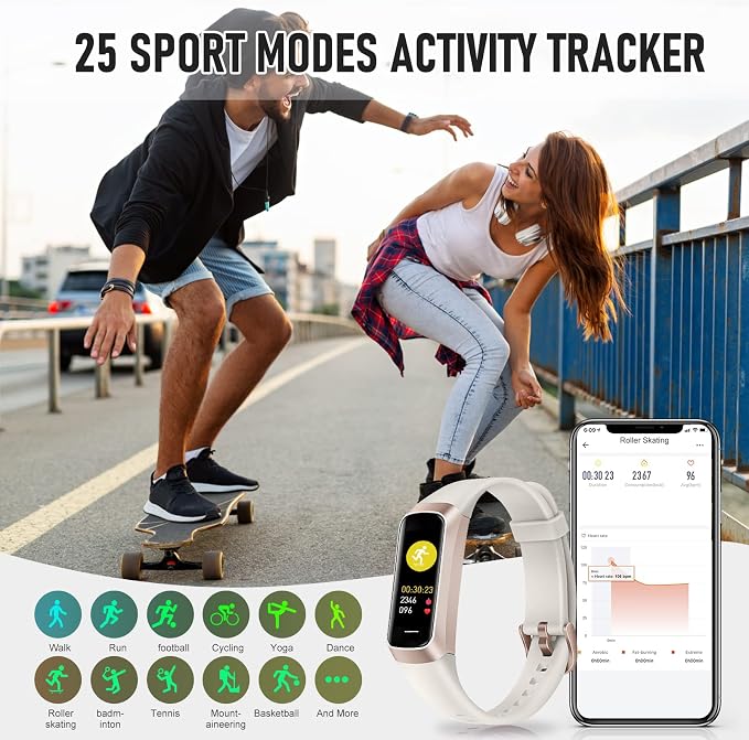 Fitness Tracker with 24/7 Heart Rate, Health Tracker with Step Counter Calories - Image 5