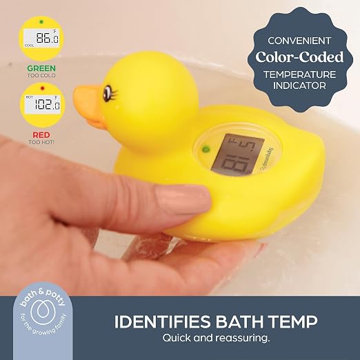 Dreambaby Duck Baby Bath Thermometer – Instant Results, Digital Water & Room - Image 3