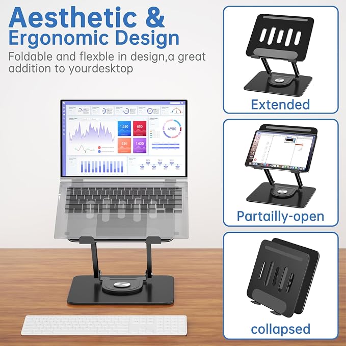 Laptop Stand for Desk Adjustable Computer Stand - Image 4