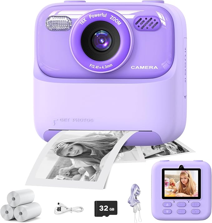 masterbee Kid Camera Instant Print Photo, Birthday Gifts by masterbeeKidsCameras%7E