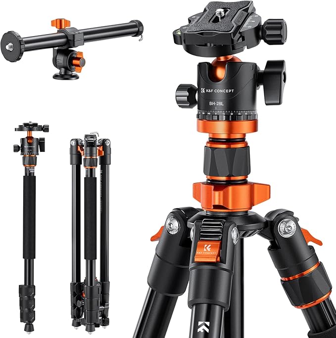 K&F CONCEPT 78 inch DSLR Camera Tripods by KFCONCEPT