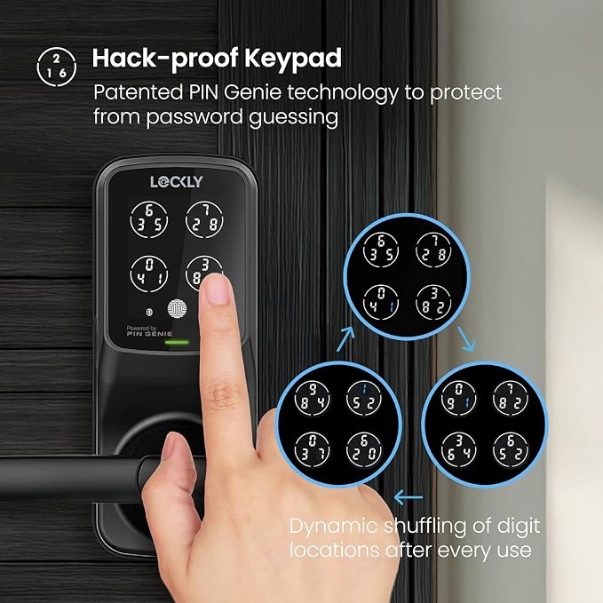 Lockly Secure Plus Bluetooth Smart Door Lock, Keyless Entry - Image 3