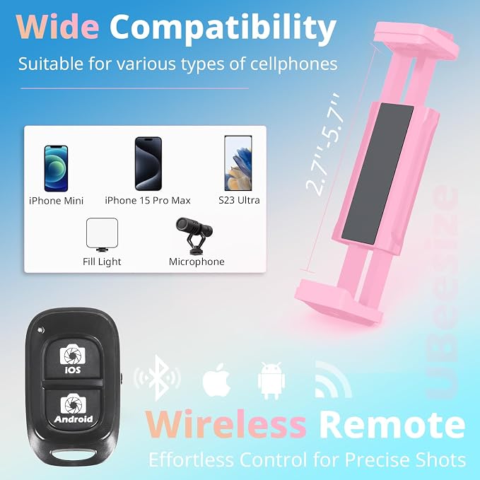 UBeesize 88’’ Flexible Phone Tripod - Image 4