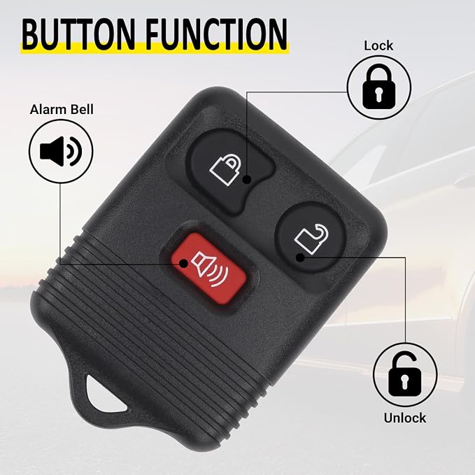 Vurkcy Keyless Entry Remote Key Fob Compatible - Image 4
