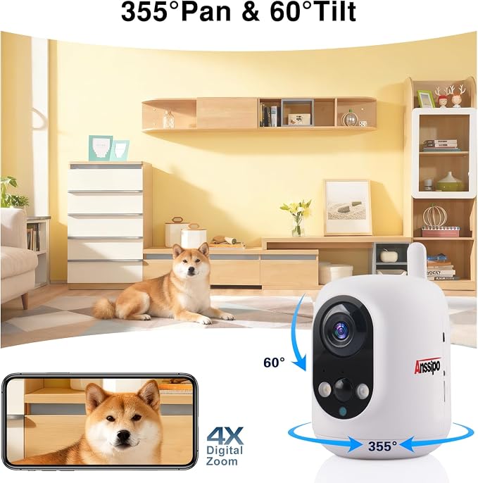 Long Battery Life Indoor Cameras Wireless - Image 3