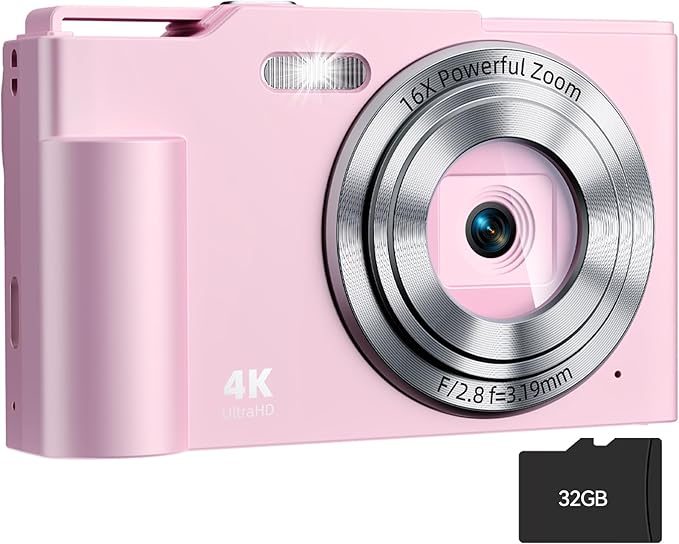 Digital Camera, FHD 4K Digital Point and Shoot Camera by Unknown