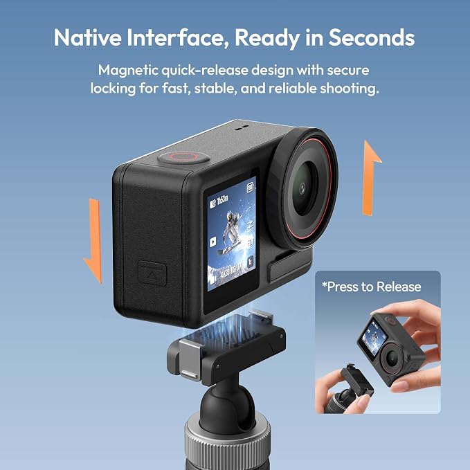 ULANZI MT95 Mini Tripod for DJI Action 5 Pro/4/3/Osmo 360 | Magnetic Quick - Image 4
